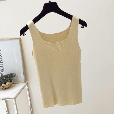 summer Classic basic bule Tank Tops Women knit Tops girls camis Casual vest sleeveless t shirt female female white black