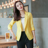 2022 summer plaid women coats short jackets casual suit blazers cardigan feminino white grey outwear blusa plus