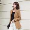 2022 summer velvet blazer women long sleeve ladies blazers feminino  formal work small suit women gold button