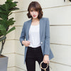 2022 summer velvet blazer women long sleeve ladies blazers feminino  formal work small suit women gold button