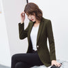 2022 summer velvet blazer women long sleeve ladies blazers feminino  formal work small suit women gold button