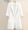 2022 summer white ladies blazer long sleeve blaser women suit female feminine blazer femme black single button blazer