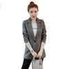 2022 summer wholesale women blazer coat plus casual long sleeve one button suit lady blazers work wear top