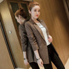 2022 summer wholesale women blazer coat plus casual long sleeve one button suit lady blazers work wear top