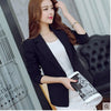women fashion Long sleeve Casual blazers Female plus size formal slim blazers jackets Black office ladies work wear suits