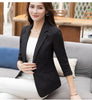 women's sleeves thin section short paragraph summer new linen casual Slim large size small suit