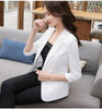 women's sleeves thin section short paragraph summer new linen casual Slim large size small suit