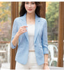 women's sleeves thin section short paragraph summer new linen casual Slim large size small suit