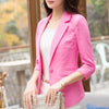 women's sleeves thin section short paragraph summer new linen casual Slim large size small suit