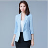 Casual Women Spring Summer Three Quarter Sleeve Short  Blazers Female Plus Size 5XL Slim Thin Single Button CoatCQ1205