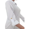 2023 Autumn White Shirt Dress Women Button-up Knee-length Long Sleeve Shift Dress Office Lady Loose Casual Tunic Basic Dresses