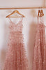 2022  Spaghetti Straps Tulle Long Women Dresses Bling Bling See Through Dress Sexy Hot