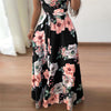 2023 Casual Summer Dress  Short Sleeve Long Dress Boho Floral Print Maxi Dress Turtleneck Bandage Elegant Dresses Vestido