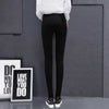 2022 Spring High Elastic Skinny Pencil Jeans leggings Elastic Black Plus Size Immitation Stretch Denim Pants Long Trousers