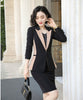 2022 Styles Autumn Winter Formal Women Business Suits with Skirt and Tops Ladies Professional Office Work Wear Blazers Set