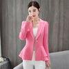 2022 Women Blazer Jacket Suit Casual Long Sleeve Coat Slim Office Work Notched Ladies Blazer Coat Elegant Outerwear Top R289