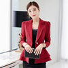 2022 Women Blazer Jacket Suit Casual Long Sleeve Coat Slim Office Work Notched Ladies Blazer Coat Elegant Outerwear Top R289