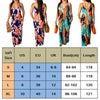 2022 est  Women's Summer Boho Floral Long Maxi Evening Party Beach Dress Floral Sleeveless V Neck Sundress