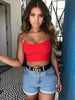 2022 Sexy Women Vest Crop TopSleeveless Tanks Beach Women Sports Tank Tops Bodycon Party Backless Spaghetti Straps Clubwear