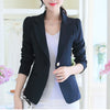 2023 Spring Autumn Korean long-sleeved small Suit Jacket Women Elegant Casual Suits Coat Women's Sky Blue Suits Blazers F212