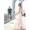 2023 Women's Casual Lace Loose Long Solid Dress Off the Shoulder Formal Prom Party Wedding  Bridesmaid Sleeveless