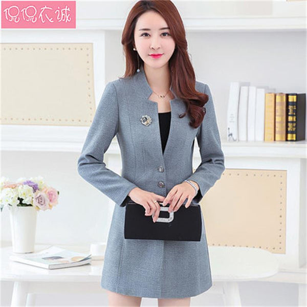 2023 spring and autumn  women's large size Slim leisure suit jacket