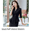 2022 spring autumn half sleeve women's jacket woman blazer femme mujer women blazers and jackets womens feminino Plus size
