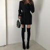 2022 Autumn Korean Vintage Women Blazers Coats Women Long Sleeve Notched Collar Belted Jacket Tops Elegant Ladies Blazer