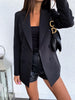 2022 Autumn Winter Cloth Woman Blazer Long Sleeve Coat Notched Woman Blazer