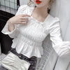 2023 Autumn Women Red Blouses Shirts Tops