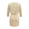 2022 Elegant Women Long Sleeve Dress Sexy V-neck Slim High Waist Sequins Beading Women Above Maxi Party Dress Vestidos