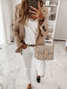 2022 Blazer Jacket Women Autumn Casual Notched Collar Long Sleeve Work Suit Office Lady Solid Blazers Jackets Plus Size