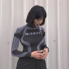 2023 Letter Winer Turtleneck Black Green Long Sleeve Warm Knitting Sweater Pull Hiver Christmas Women Punk Streetwear
