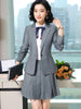 2022 Formal Skirt Suits Women Business Work Skirt And Blazer Two Pieces Set Blazer Female Preppy Style Clothing