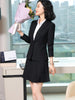 2022 Formal Skirt Suits Women Business Work Skirt And Blazer Two Pieces Set Blazer Female Preppy Style Clothing