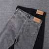 2022 High waist jeans Korean female grey legging washed denim pencil pants black women thin skinny jeans