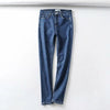 2022 High waist jeans Korean female grey legging washed denim pencil pants black women thin skinny jeans