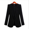 2022 Black Women Blazers And Jackets New Spring Autumn Casual Office Women Suits Slim Solid Female Jacket Plus Size 5XL