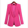 2022 Black Women Blazers And Jackets New Spring Autumn Casual Office Women Suits Slim Solid Female Jacket Plus Size 5XL