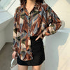 2023  Women Gothic Blouses Preppy Style Long Sleeve Streetwear Shirts Single Breasted Blusas Mujer