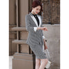 2023 Autumn Winter Plaid Blazer Set Single Button Jacket & Skirt 2 Pieces Skirt Suit Female Office Ladies Blazer Suit