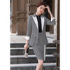 2023 Autumn Winter Plaid Blazer Set Single Button Jacket & Skirt 2 Pieces Skirt Suit Female Office Ladies Blazer Suit
