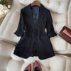 2023 Business Interview Solid Suits Women Work Office Ladies Long Sleeve Vintage Blazer