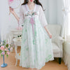 2022 Women Dress Hanfu Dresses Chinese Style Embroidered Dress Summer Dress