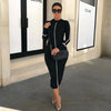 2022 Women Sexy Bodycon Dress Autumn High Collar Long Sleeve Slim Fitness Dress Elegant Ladies Casual Pencil Dress