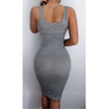 Sexy Women Summer Dresses Backless Dresses Sleeveless Bodycon Dress Clubwear Bandage LadiesT Shirt Casual Mini Dress