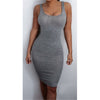 Sexy Women Summer Dresses Backless Dresses Sleeveless Bodycon Dress Clubwear Bandage LadiesT Shirt Casual Mini Dress