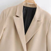 2022 Women Blazer Double-Breasted Long Sleeves Oversized Casual Lady Woman Blazer femme veste