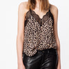 2022 New Women Leopard Camis Summer Sleeveless Lace Patchwork V Neck Ladies Sexy Viscose Tops Female Vest Tank top