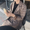 2022 Retro Plaid Blazer Set Single-breasted Jacket & Pencil Skirt 2 Pieces Skirt Suit Female Office Ladies Blazer Suit